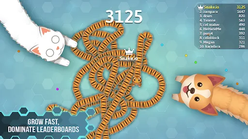 Snake.io Schlangen-.io-Spiele screenshot 4